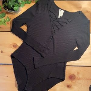 H&M✨Black Bodysuit✨NEVER WORN